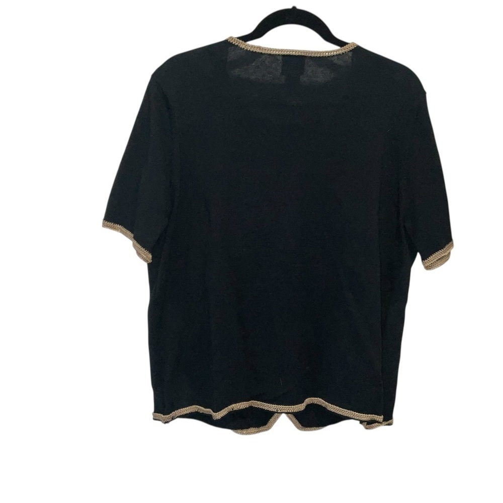Koret Embroidered Short Sleeve Sweater Cardigan – Size L - Picture 5 of 7